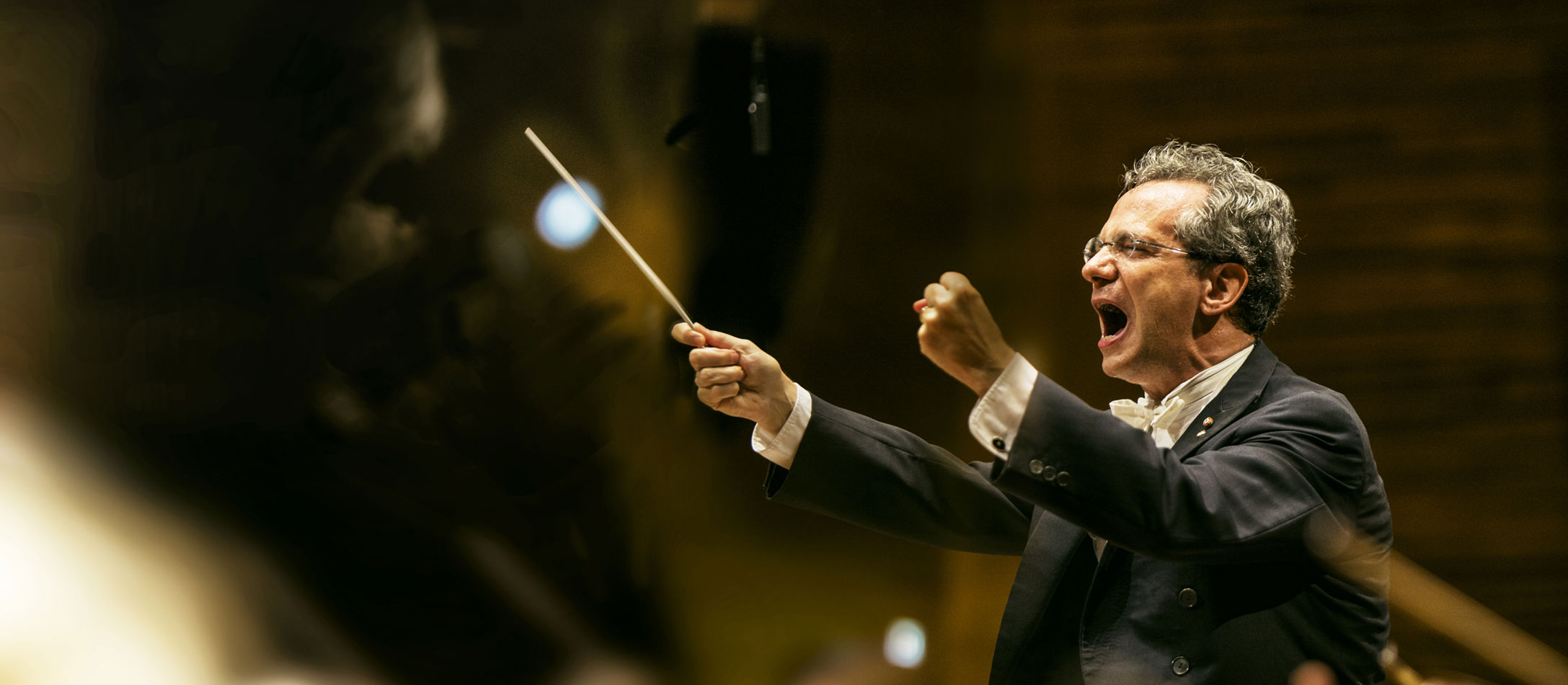 Fabio Luisi dirigerer med passion